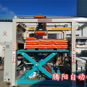 大米高位碼垛機處理雙線碼垛工作節約人工成本