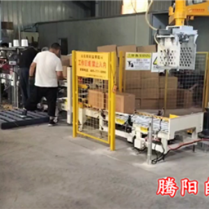 箱裝產品立柱碼垛機幾十公斤的產品輕松碼垛