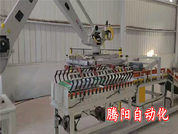 肥料碼垛機器人一次輕松碼垛兩包效率高